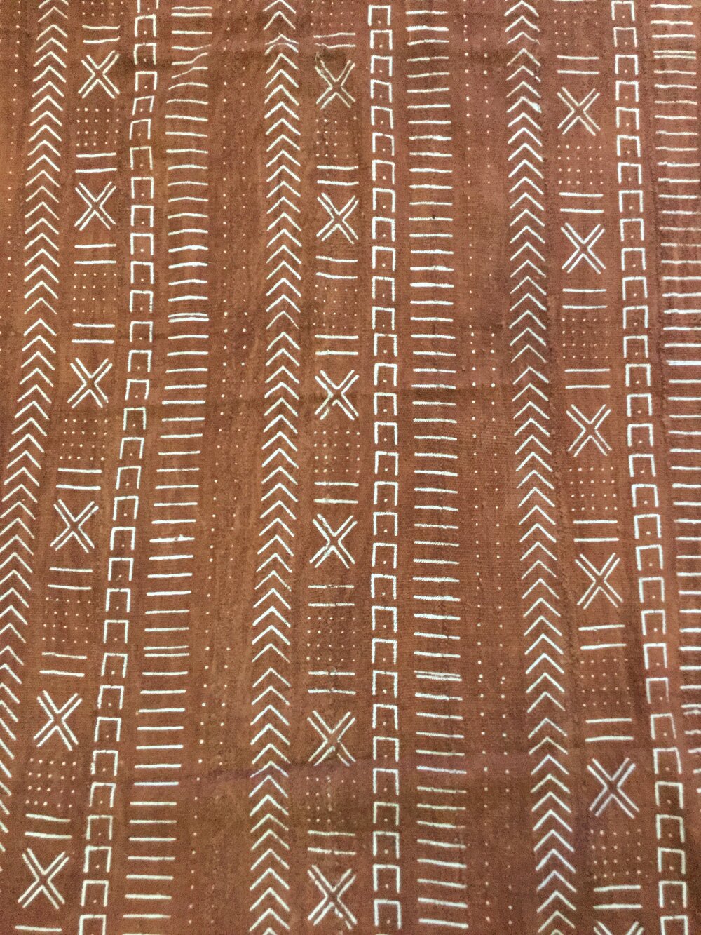 Multi-Design on Rust Mudcloth