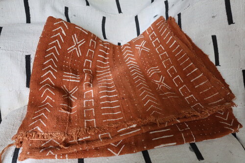 Multi-Design on Rust Mudcloth