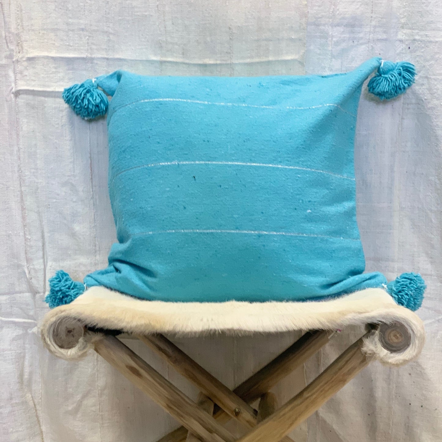 Light Turquoise Moroccan Pillowcase