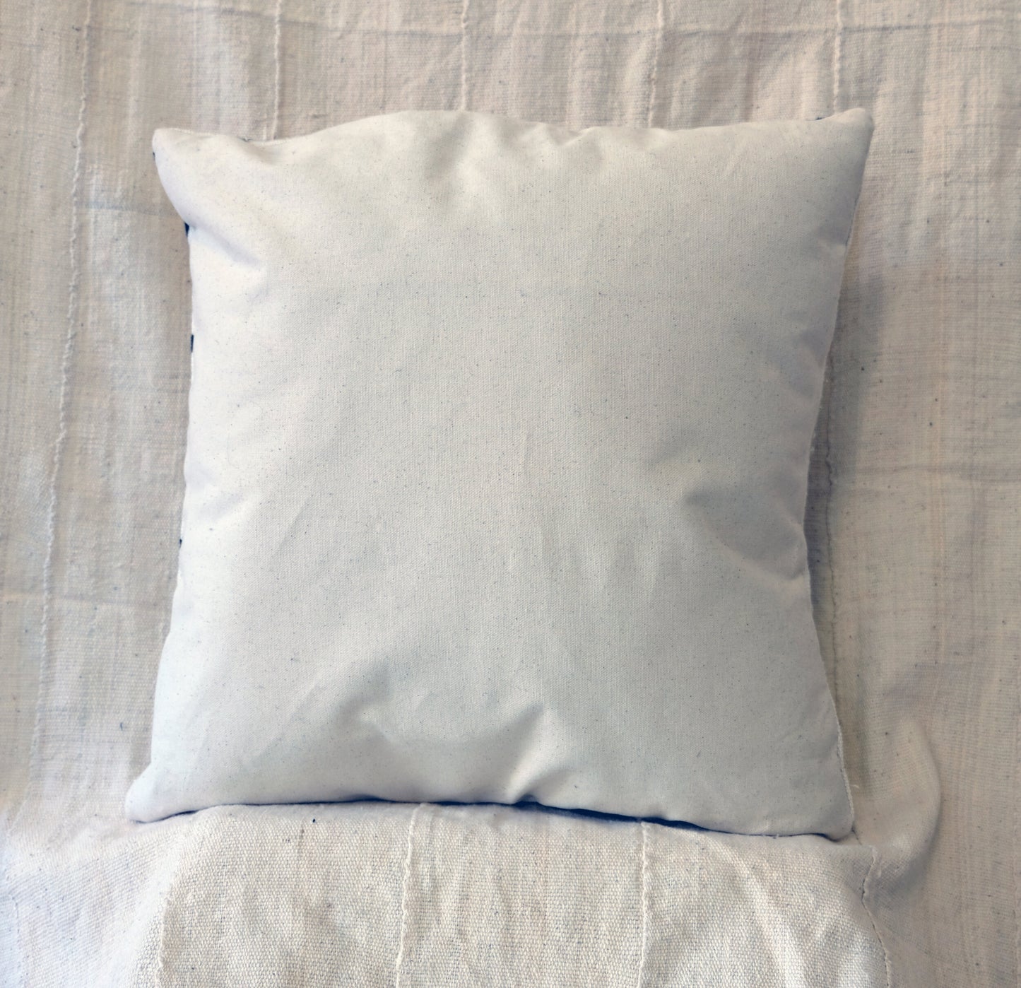 Multi-Patterns on White Pillowcase