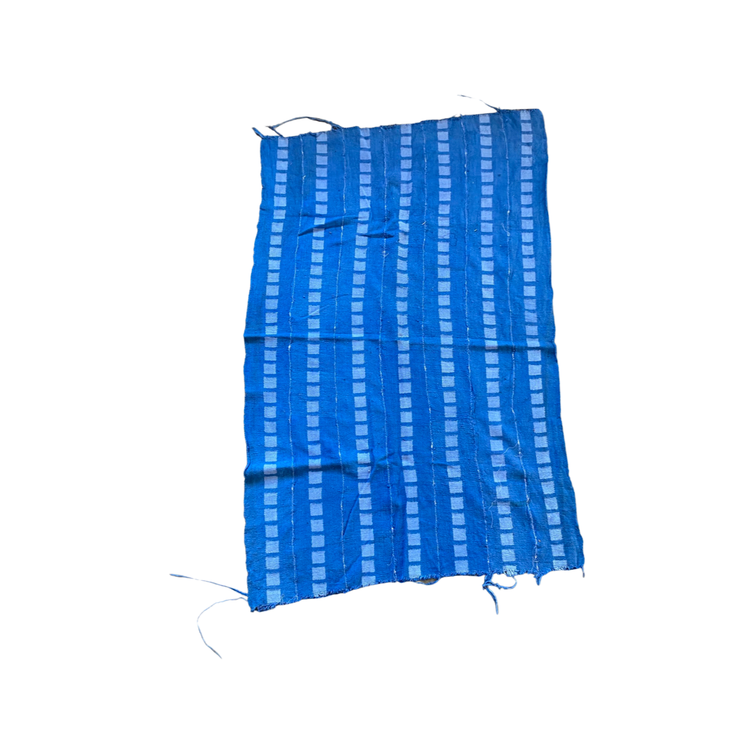 Squares on Blue Mudcloth