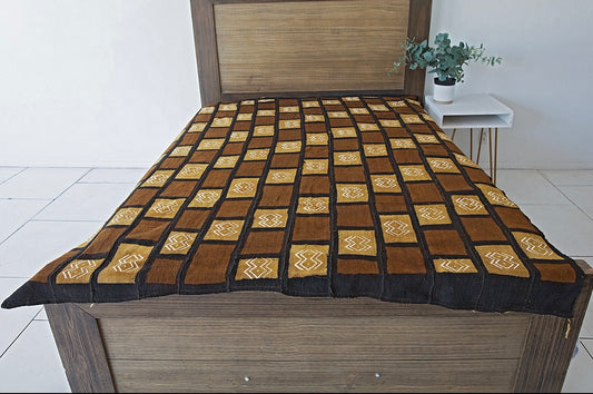 Mudcloth Queen Blanket 14